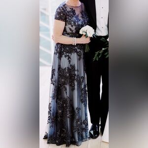 Montage by Mon Cheri - 119945 Embroidered Floral A-Line Mother of the Bride Gown